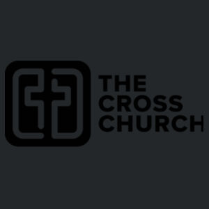 The Cross Church in Black - Women's Fitted 3/4-Sleeve Raglan Design