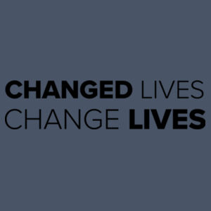 Changed Lives - Perfect Tri ® Long Sleeve Tee Design