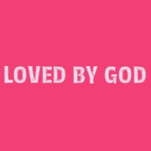 Loved By God Embroidered - Heavy Blend Crewneck Sweatshirt Design