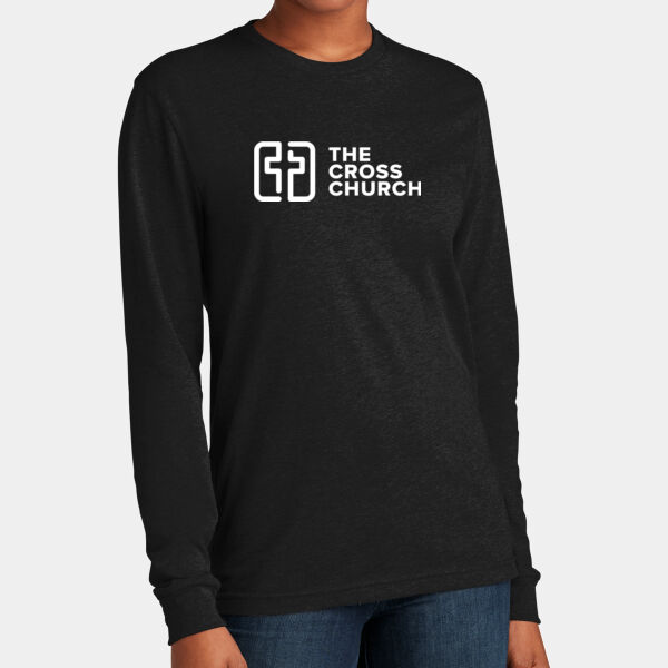 The Cross Church in White - Unisex Long-Sleeve T-Shirt Thumbnail