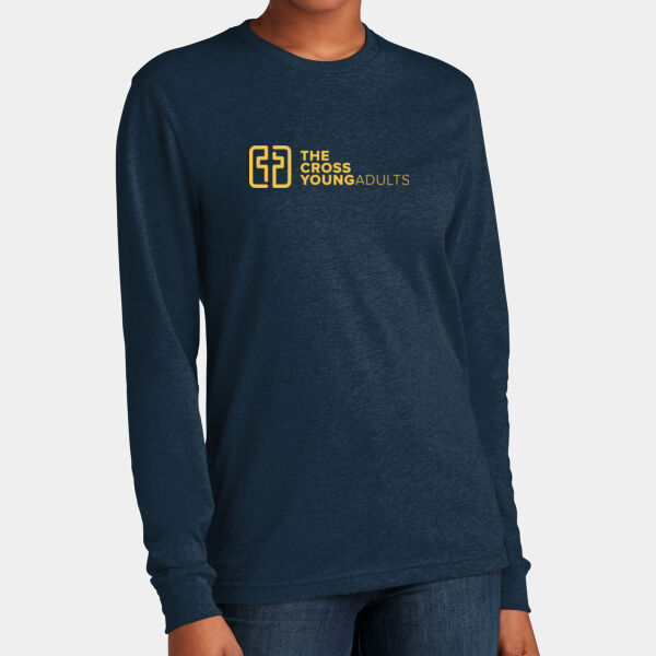 The Cross Young Adults in Yellow - Unisex Long-Sleeve T-Shirt Thumbnail