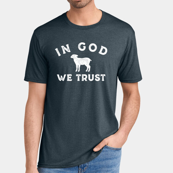 In God We Trust Lamb - Perfect Tri ® Tee Thumbnail