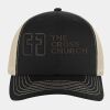 OTTO Cap 6 Panel Mid Profile Mesh Back Trucker Hat Thumbnail
